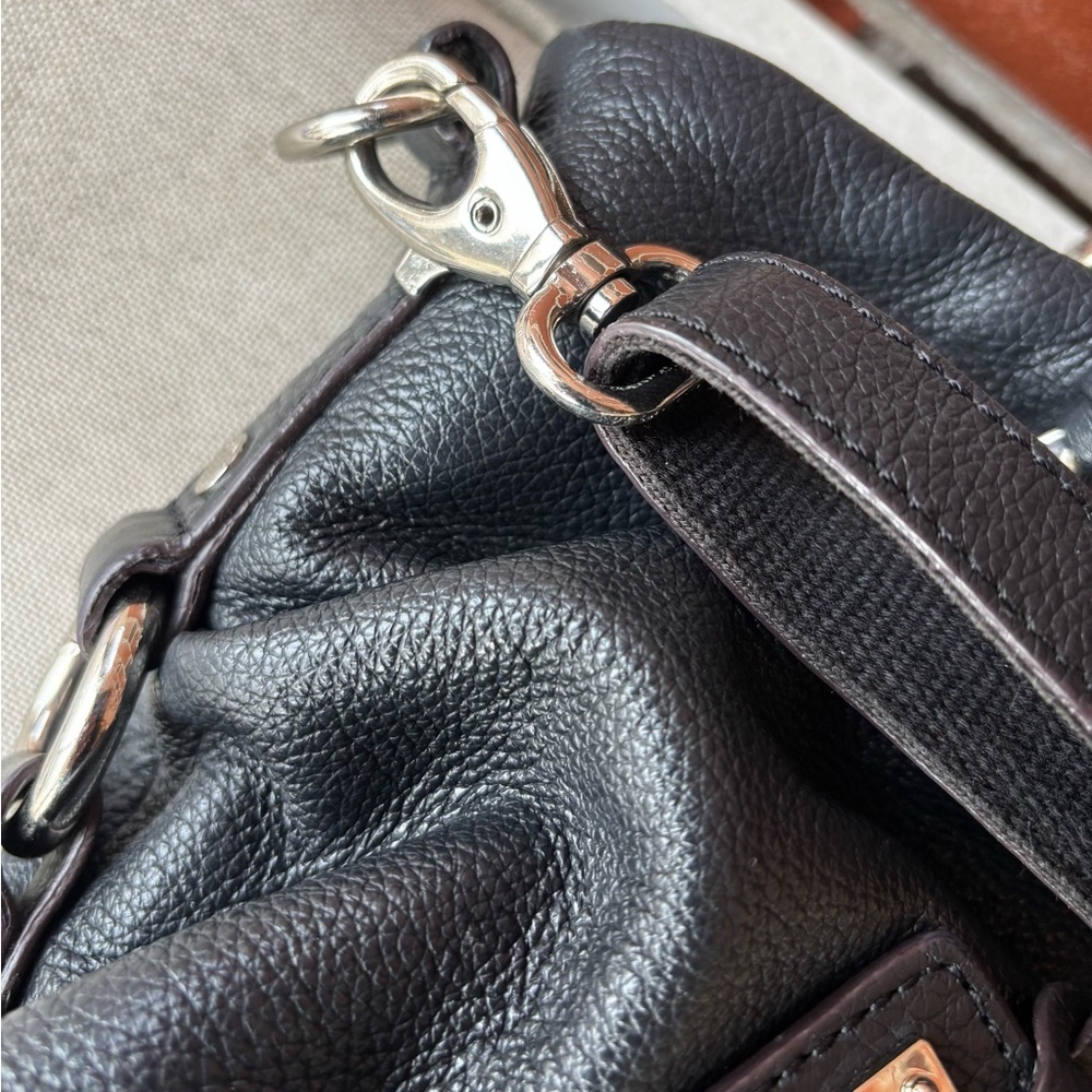 Tignanello Black Leather Handbag - Picture 4 of 4